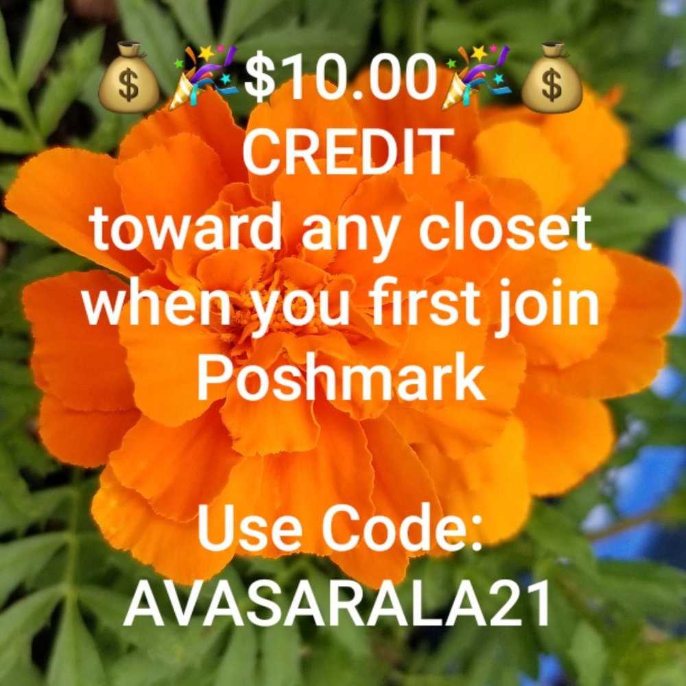 🎉Poshmark Credit for Joining🎉